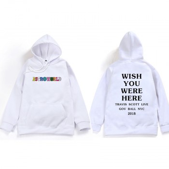 New Print Travis Scotts ASTROWORLD Hoodies Men and Women Hip Hop Streetwear Hoodies Sweatshirt Male Plus Size S-2XL