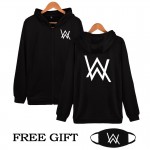Hip Hop Streetwear Alan Walker DJ Hoodies High Quality Hooded Sweatshirt Men amp; Women Zipper Hoodie Casual Loose Brand Clothing