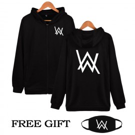 Hip Hop Streetwear Alan Walker DJ Hoodies High Quality Hooded Sweatshirt Men amp; Women Zipper Hoodie Casual Loose Brand Clothing