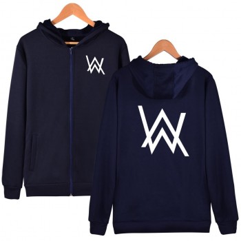 Hip Hop Streetwear Alan Walker DJ Hoodies High Quality Hooded Sweatshirt Men amp; Women Zipper Hoodie Casual Loose Brand Clothing