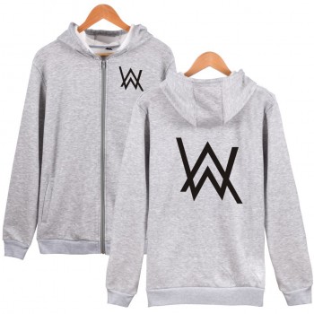 Hip Hop Streetwear Alan Walker DJ Hoodies High Quality Hooded Sweatshirt Men amp; Women Zipper Hoodie Casual Loose Brand Clothing