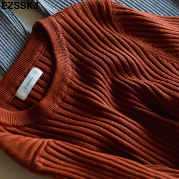 2018 Woman elegant  Autumn Winter sweater Dress Solid Women long Thick Dress Sweater Full Sleeve long A-Line robe Knit Dress
