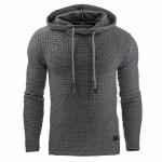 Hoodies Men Long Sleeve Solid Color Hooded Sweatshirt Male Hoodie Casual Sportswear Tracksuit Sweat Coat S-4XL