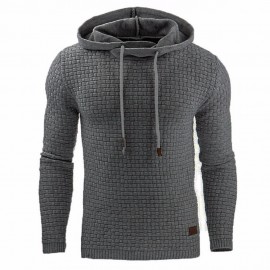 Hoodies Men Long Sleeve Solid Color Hooded Sweatshirt Male Hoodie Casual Sportswear Tracksuit Sweat Coat S-4XL