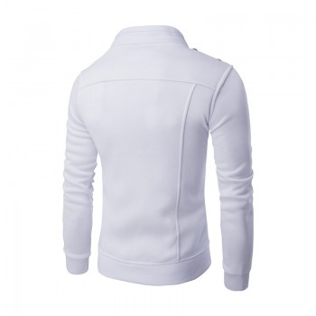 Mens Jackets Basic Coats Solid Color Jacket Male Casual Stand Collar Cotton Coat Zipper Slim Fit Outerwear 2018 Spring Fashion
