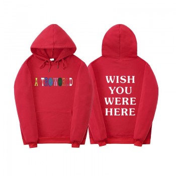 2018 Travis Scott Astroworld WISH YOU WERE HERE Unisex Pullover Hoodie and Sweatshirt different size pls see the size chart