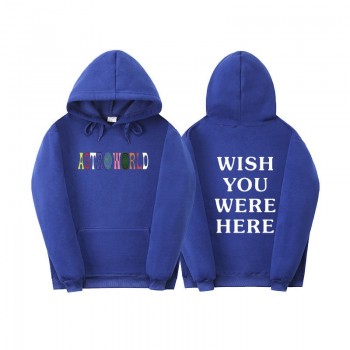 2018 Travis Scott Astroworld WISH YOU WERE HERE Unisex Pullover Hoodie and Sweatshirt different size pls see the size chart