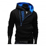 Fashion Cotton Men Hoodies Autumn Tracksuit Sweatshirt Mens Winter Warm Collar Cap Long Sleeves Clothing Swag Pullover Hoodies