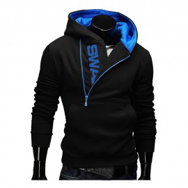 Fashion Cotton Men Hoodies Autumn Tracksuit Sweatshirt Mens Winter Warm Collar Cap Long Sleeves Clothing Swag Pullover Hoodies