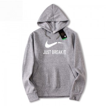 2018 Autumn New Arrival High JUST BREAK IT Printed Sportswear Men Sweatshirt Hip-Hop Male Hooded Hoodies Pullover Hoody clothing