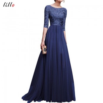 2018 hot sale new party dress sexy Lolita chiffon lace zipper temperament dress elegant waist women summer dress a variety of co