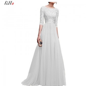 2018 hot sale new party dress sexy Lolita chiffon lace zipper temperament dress elegant waist women summer dress a variety of co