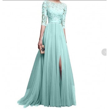 2018 hot sale new party dress sexy Lolita chiffon lace zipper temperament dress elegant waist women summer dress a variety of co
