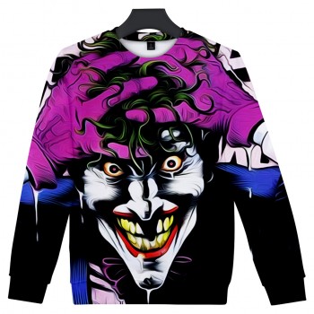 haha joker 3D Western Festivals Winter Capless Sweatshirt Men Fashion Funny Sweatshirt Women/men Plus Size Clothes XXS-4XL