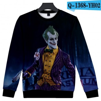 haha joker 3D Western Festivals Winter Capless Sweatshirt Men Fashion Funny Sweatshirt Women/men Plus Size Clothes XXS-4XL