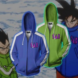 Cloudstyle Men Zip Up Hoodies Dragon Ball Super Jacket 3D Vegeta Kid Goku Printed Anime Hooded Cosplay Zip Up Sweatshirt Coats