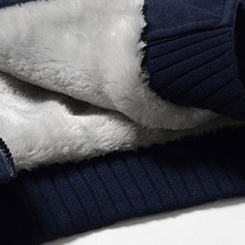 2018 New Hoodies Sweateshirts Men Winter Warm Thick Plus Velvet Hoodies Jacket Parkas Casual Solid Streetwear Mens Cardigan Coat