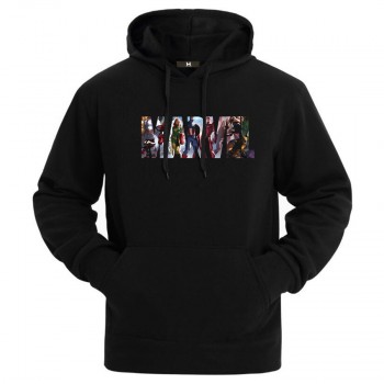 2018 Hoodies Hombre MARVEL Sudaderas Hip Hop Mens Brand Letter printing Hooded pullover hoodies Sweatshirt Slim Fit Men Hoodie