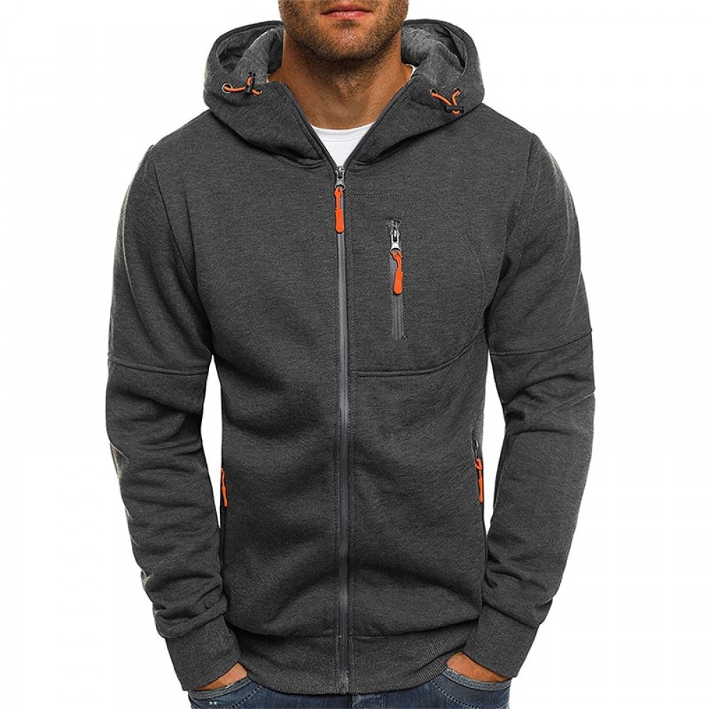 Hoodie Men 2018 New Fashion Hoodies Brand Men Zipper Sweatshirt Male Hoody Hip Hop Autumn Winter Hoodie Mens Pullover Large Size