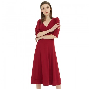 Vintage Spring Summer Dress Women 2019 Casual Plus Size Elegant Long Party Dress Female Sexy V Neck Ball Gown White Dresses 3XL