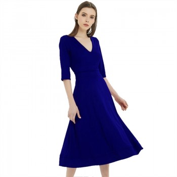 Vintage Spring Summer Dress Women 2019 Casual Plus Size Elegant Long Party Dress Female Sexy V Neck Ball Gown White Dresses 3XL