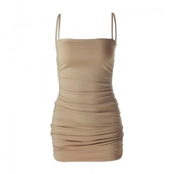 Articat Black Sexy Bodycon Summer Dress 2018 Strapless Spaghetti Strap Bandage Mini Dress Party Casual Basic Beach Dress Short