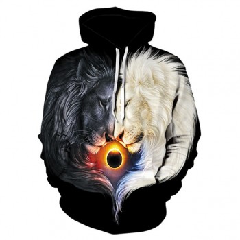 Fashion Men Wolf Animal 3D Printed Hooded Hoodies Men / Womens Shinning Wolf Design Sweatshirts 3D Harajuku Hoody