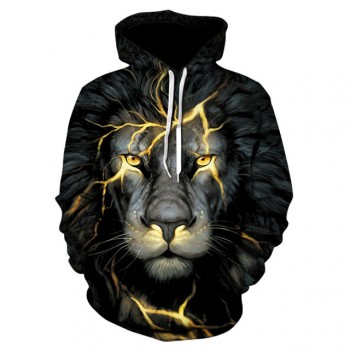 Fashion Men Wolf Animal 3D Printed Hooded Hoodies Men / Womens Shinning Wolf Design Sweatshirts 3D Harajuku Hoody