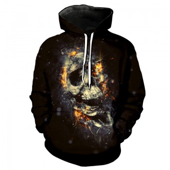 3D Hoodies Men Melted Skull 3D Full Print Novelty Hoody Sweatshirt Fashion Pullover Tracksuits Streetwear Harajuku Tops Hipster