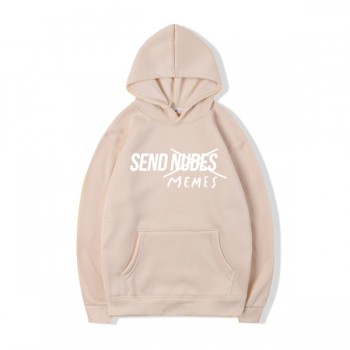 Pkorli Send Memes Hooded Men Women Unisex Send Nudes Funny Letter Printed Sweatshirts Autumn Winter Pullover Male Hoody