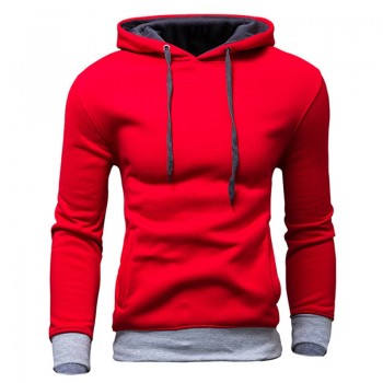 TANGNEST Mens Sweatshirt Stitching Solid Hooded Casual Spring Autumn Hoodies Male High Quality Pullover Hooded Hoodie MWW870