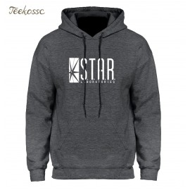 Superman Series STAR S.T.A.R.labs Jumper The Flash Gotham City Comic Books Black Hoodie Hoodies Sweatshirt Men 2018 Hooded Hoody