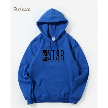 Superman Series STAR S.T.A.R.labs Jumper The Flash Gotham City Comic Books Black Hoodie Hoodies Sweatshirt Men 2018 Hooded Hoody