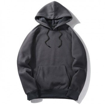 Men Hoodie Thick Clothes 2018 Autumn Winter Sweatshirts Men Hip Hop Streetwear Solid Fleece Hoody harajuku Casual Male Clothing