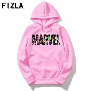 FIZLA New Brand Marvel Hoodies men high quality Long sleeves Casual men Sweatshirt Hoodies marvel print Hoodie Tracksuits male