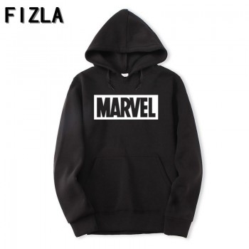 FIZLA New Brand Marvel Hoodies men high quality Long sleeves Casual men Sweatshirt Hoodies marvel print Hoodie Tracksuits male