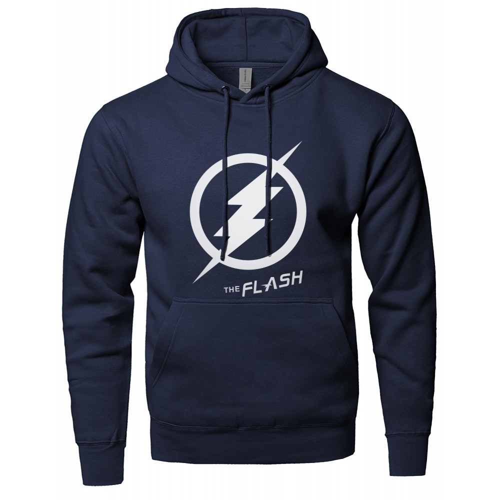 2019 New Hot Hoodies Men Autumn Winter Sweatshirt Casual Print The Flash Fleece Hoody With Hat Tracksuit Hip Hop Brand Hoodie