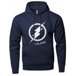2019 New Hot Hoodies Men Autumn Winter Sweatshirt Casual Print The Flash Fleece Hoody With Hat Tracksuit Hip Hop Brand Hoodie