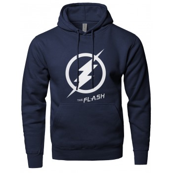 2019 New Hot Hoodies Men Autumn Winter Sweatshirt Casual Print The Flash Fleece Hoody With Hat Tracksuit Hip Hop Brand Hoodie
