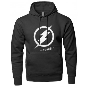 2019 New Hot Hoodies Men Autumn Winter Sweatshirt Casual Print The Flash Fleece Hoody With Hat Tracksuit Hip Hop Brand Hoodie