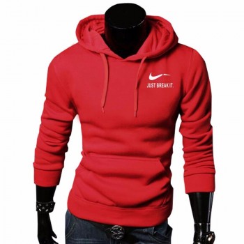 2018 Autumn New Arrival High JUST BREAK IT Printed Sportswear Men Sweatshirt Hip-Hop Male Hooded Hoodies Pullover Hoody clothing