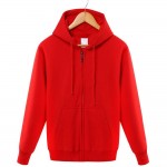 Winter 2018 cotton  zipper hoodie street hip-hop red black powder zipper hoodie hoodies   S-4XL