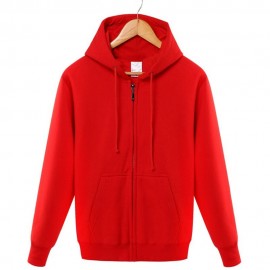 Winter 2018 cotton  zipper hoodie street hip-hop red black powder zipper hoodie hoodies   S-4XL