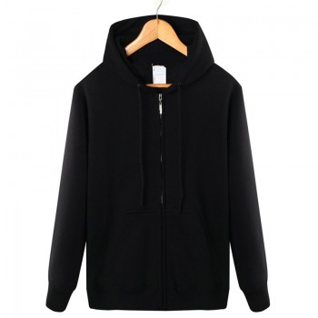 Winter 2018 cotton  zipper hoodie street hip-hop red black powder zipper hoodie hoodies   S-4XL