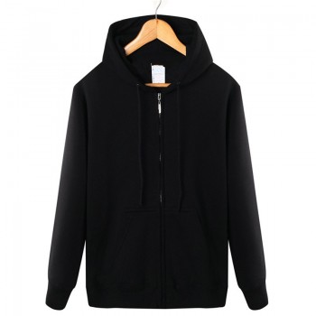 Winter 2018 cotton  zipper hoodie street hip-hop red black powder zipper hoodie hoodies   S-4XL
