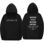 FIZLA Print Travis Scotts ASTROWORLD WISH YOU WERE HERE Hoodies Men/Women Clothes 2018 Harajuku Hip Hop Hoodies Sweatshirt