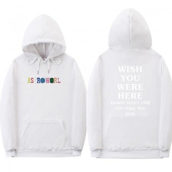 FIZLA Print Travis Scotts ASTROWORLD WISH YOU WERE HERE Hoodies Men/Women Clothes 2018 Harajuku Hip Hop Hoodies Sweatshirt