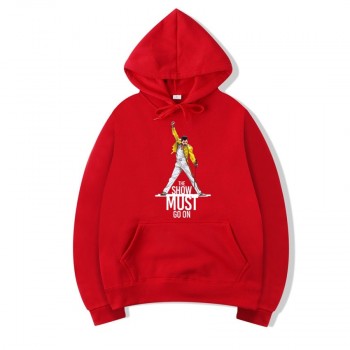 Mens Freddy Mercury Warm Hoodies Sweatshirts Women Autumn Winter Funny Print Harajuku The Queen Band Clothes Streetwear