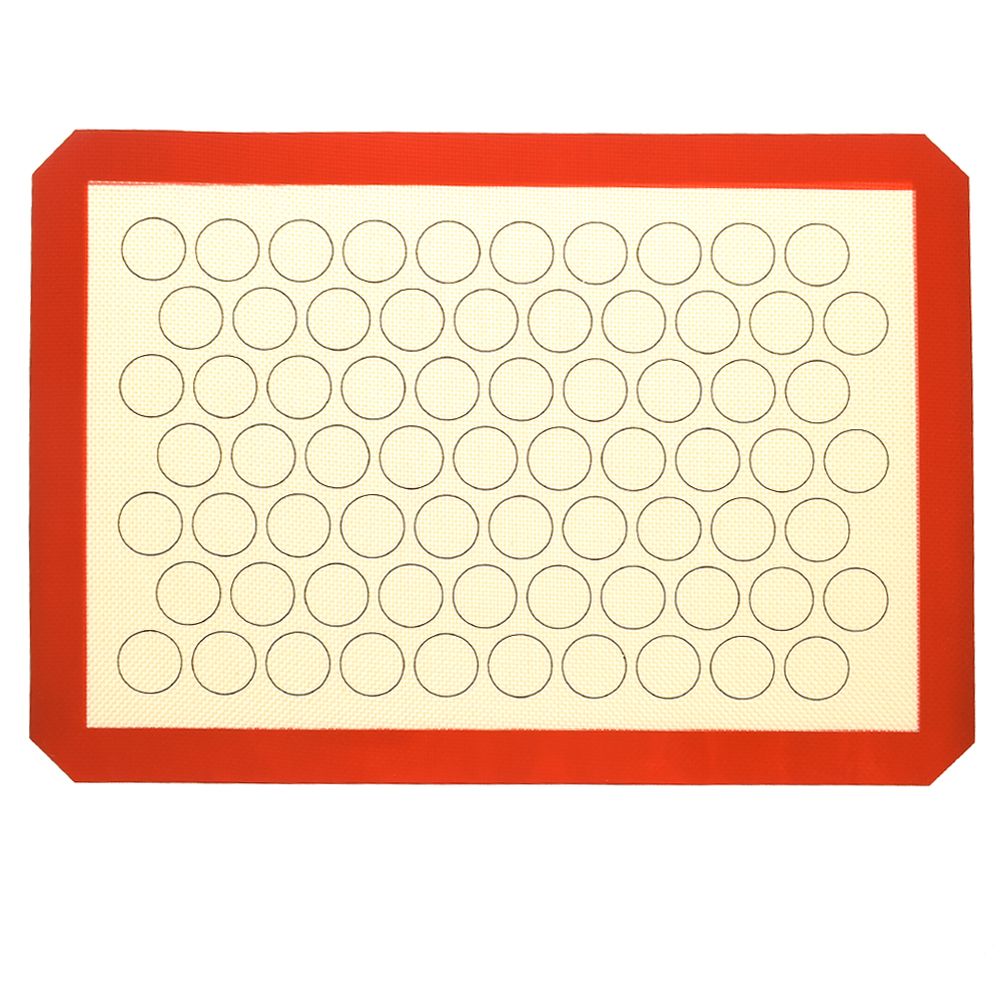 LINSBAYWU Non-Stick Macaron Silicone Baking Mat Non stick Circle Macaroon Pad Sheet Kitchen Rolling Dough mat Liner Tool
