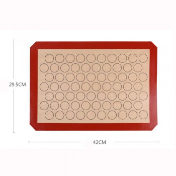 LINSBAYWU Non-Stick Macaron Silicone Baking Mat Non stick Circle Macaroon Pad Sheet Kitchen Rolling Dough mat Liner Tool